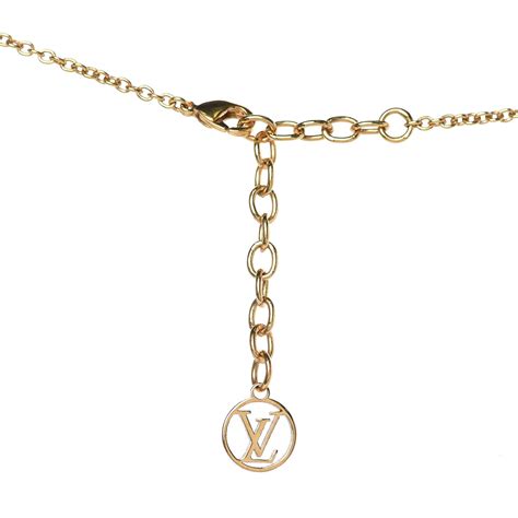 louis vuitton petite necklace|Louis Vuitton necklace silver.